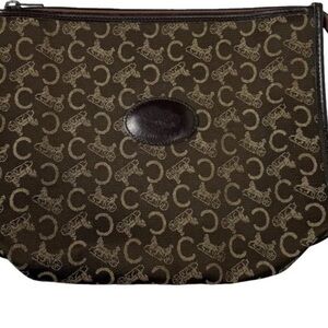 Vintage Céline Paris Carriage Macadam Pouch‎